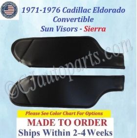 1971 1972 1973 1974 1975 1976 Cadillac Eldorado Convertible SUNVISORS (PAIR) #CAD-SVR-530