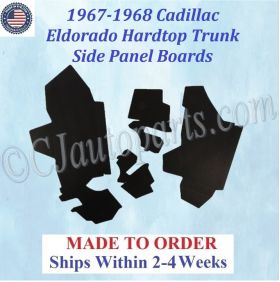 1967 1968 Cadillac Eldorado Hardtop TRUNK SIDE BOARD PANELS #CAD-SDP-305