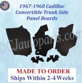 NEW 1965-1966 Cadillac Coupe Deville Hardtop TRUNK SIDE BOARD PANELS #CAD-SDP-280