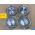 OEM 1971-1972 Cadillac Deville Fleetwood Calais 15" HUBCAPS WHEEL COVERS W/ CREST EMBLEMS (SET OF 4)