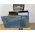 OEM 1967 Cadillac Deville Convertible LEFT DRIVER SIDE REAR QUARTER LOWER DOOR PANEL TRIM - LIGHT BLUE