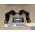 OEM 1961 1962 1963 1964 Cadillac Deville Eldorado Fleetwood UPPER RADIATOR HOLD DOWN MOUNTING BRACKETS WITH RUBBER CUSHION PAD #1475179/#578372