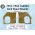 NEW 1961 1962 Cadillac Deville Eldorado Fleetwood WITHOUT A/C Kick Panel Board 2 Piece Set CAD-KPN-218