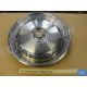 OEM 1966 1967 Cadillac Deville Fleetwood Calais 1966 Eldorado 15" HUBCAP WHEEL COVER W/ CREST EMBLEM SLOTTED #001