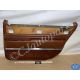 OEM 1966 Cadillac Fleetwood 4 Door RIGHT PASSENGER SIDE REAR DOOR PANEL TRIM WITH ARM REST BASE & COURTESY LIGHT - BROWN