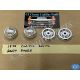 OEM 1974 1975 1976 Cadillac Deville Fleetwood Calais 1974 1975 1976 1977 1978 Eldorado 1976 1977 1978 1979 Seville DASH RADIO KNOBS w/GOLD WREATH BEZELS ESCUTCHEONS #1602756/#1497099