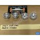 OEM 1967 1968 Cadillac Deville Eldorado Fleetwood Calais  DASH RADIO KNOBS BEZELS ESCUTCHEONS #1487060