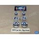 OEM 1959 1960 Cadillac Deville Eldorado Fleetwood DASH RADIO KNOBS BEZELS ESCUTCHEONS & HARDWARE #1471183