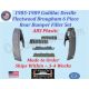 NEW 1985 1986 1987 1989 Cadillac Deville Fleetwood Brougham 6 Piece Rear Bumper Filler Set