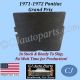 REM 1971-1972 PONTIAC GRAND PRIX HOOD INSULATION IN STOCK - 1/2" THICK - GPX-HIN-045