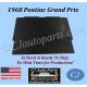 REM 1968 PONTIAC GRAND PRIX HOOD INSULATION IN STOCK - GPX-HIN-035