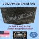 REM 1962 PONTIAC GRAND PRIX HOOD INSULATION IN STOCK - GPX-HIN-005