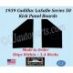 NEW 1939 Cadillac LaSalle Series 50 Kick Panel Board 2 Piece Set CAD-KPN-105