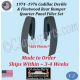 NEW 1974 1975 1976 Cadillac Deville & Fleetwood Rear Bumper Quarter Panel Filler Set