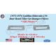 NEW 1975-1976 Cadillac Eldorado 2 Pc Rear Bezel Filler Set Bumper Fillers