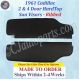 1961 Cadillac Eldorado Deville Fleetwood 2 & 4 Door HardTop SUNVISORS (PAIR) #CAD-SVR-485