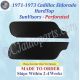 1971 1972 1973 Cadillac Eldorado HardTop SUNVISORS (PAIR) #CAD-SVR-520