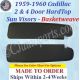 1959 1960 Cadillac Deville Eldorado Fleetwood 2 & 4 Door HardTop SUNVISORS (PAIR) #CAD-SVR-480