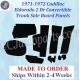 1971 1972 Cadillac Eldorado Convertible TRUNK SIDE BOARD PANELS #CAD-SDP-355