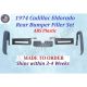 NEW 1974 Cadillac Eldorado 5 Piece Rear Filler Set Bumper Fillers