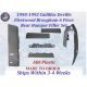 NEW 1990 1991 1992 Cadillac Deville Fleetwood Brougham 6 Piece Rear Bumper Filler Set