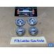 OEM 1974 1975 1976 Cadillac Deville Fleetwood Calais 1974 1975 1976 1977 1978 Eldorado 1976 1977 1978 1979 Seville DASH RADIO KNOBS w/GOLD WREATH BEZELS ESCUTCHEONS #1602756/#1497099