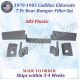 NEW 1979 1980 1981 1982 1983 1984 1985 Cadillac Eldorado 7 Piece REAR BACK BUMPER PANEL FILLER SET
