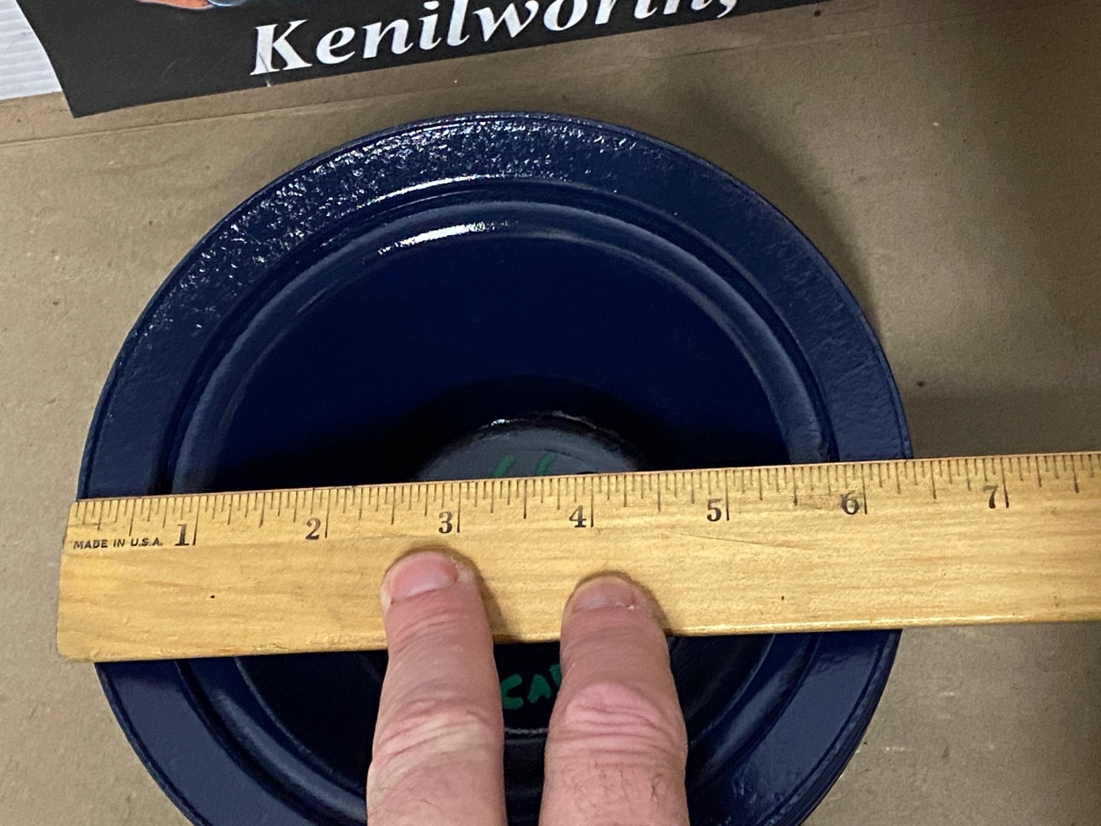 RESTORED 1958 1959 1960 1961 1962 1963 1964 1965 1966 1967 Cadillac Calais Fleetwood Deville Eldorado 365/390/429 ENGINE A/C WATER PUMP PULLEY ~ TRIPLE (3) GROOVE #1483552 - Image 11