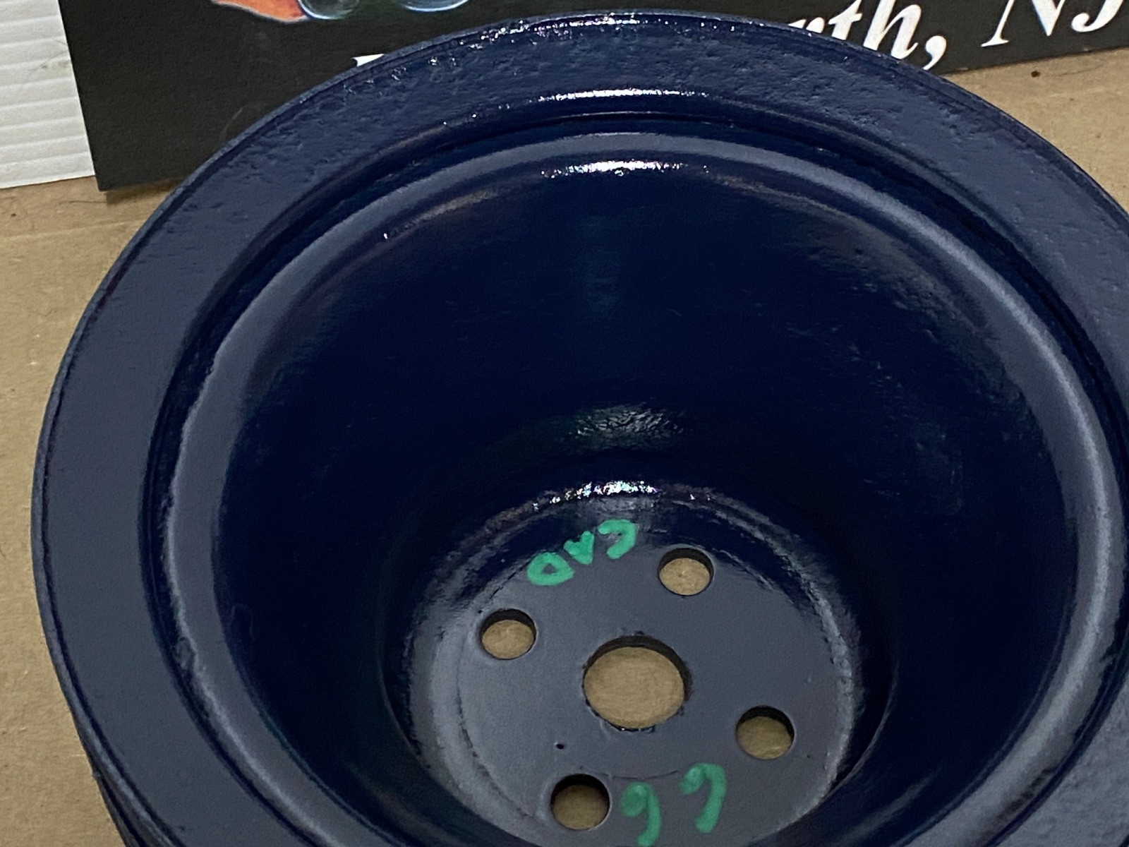 RESTORED 1958 1959 1960 1961 1962 1963 1964 1965 1966 1967 Cadillac Calais Fleetwood Deville Eldorado 365/390/429 ENGINE A/C WATER PUMP PULLEY ~ TRIPLE (3) GROOVE #1483552 - Image 13