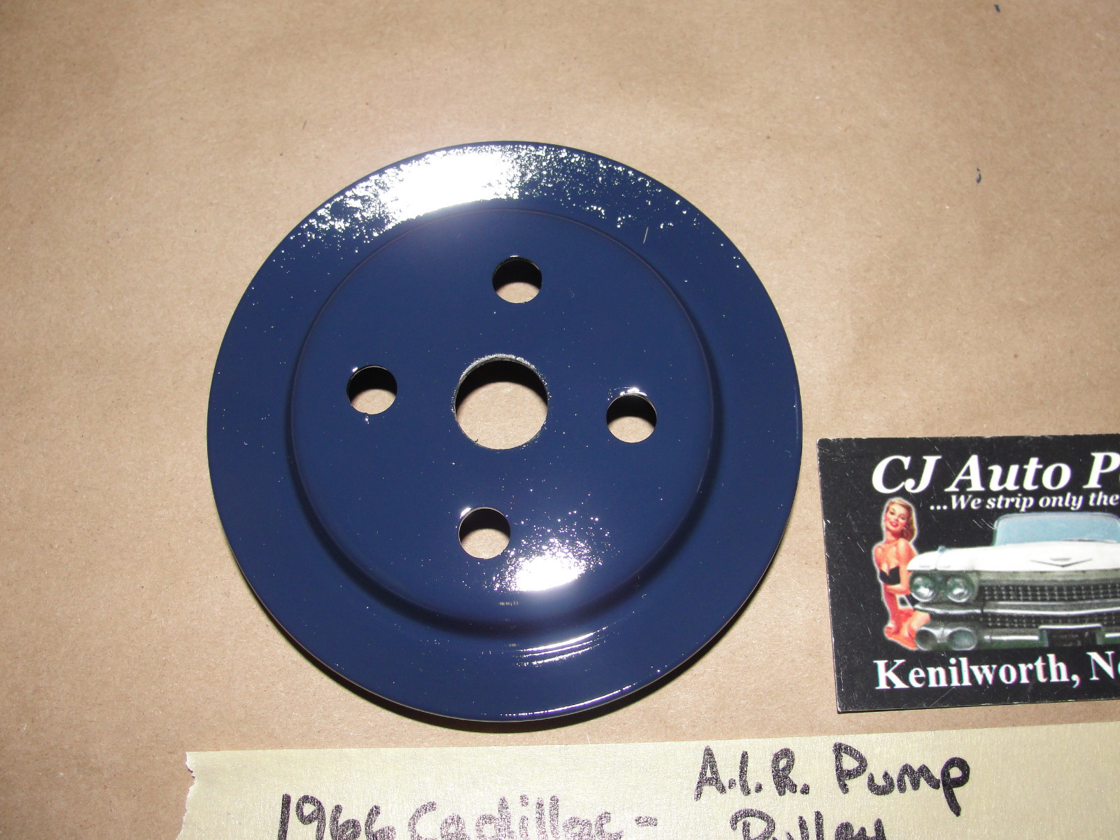 RESTORED 1965 1966 1967 Cadillac Fleetwood Deville Eldorado Calais 429 ENGINE A.I.R. SMOG PUMP PULLEY SINGLE GROOVE