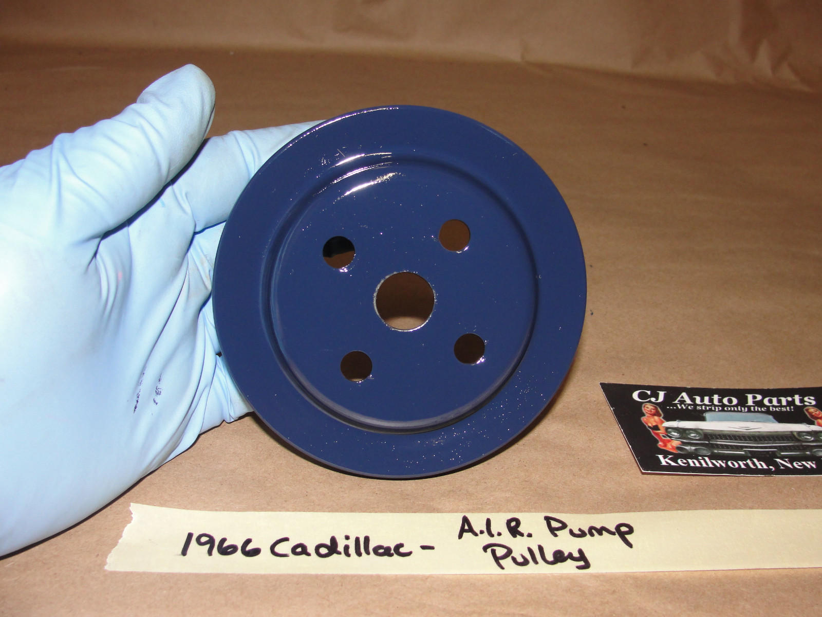 RESTORED 1965 1966 1967 Cadillac Fleetwood Deville Eldorado Calais 429 ENGINE A.I.R. SMOG PUMP PULLEY SINGLE GROOVE - Image 7