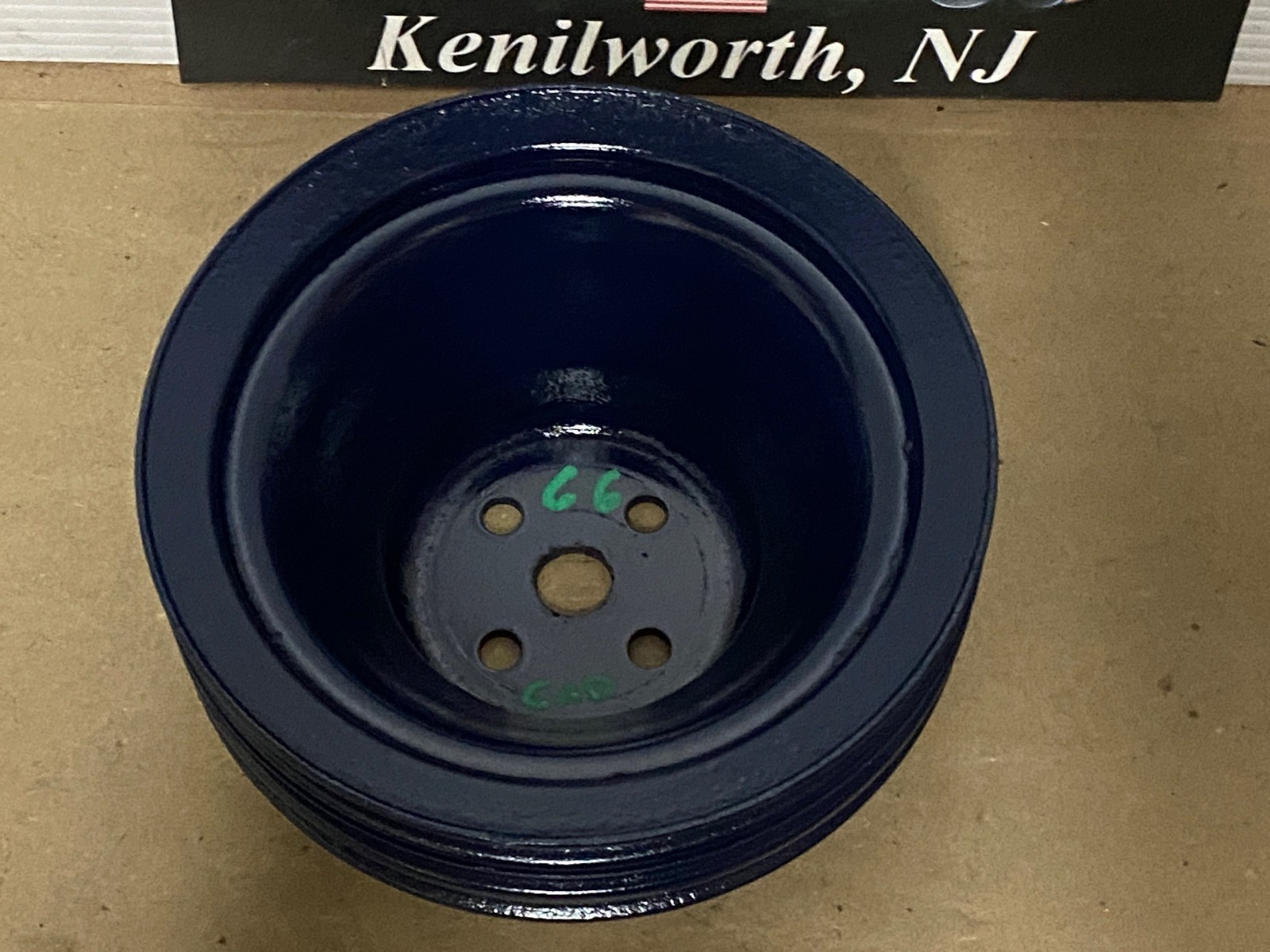 RESTORED 1958 1959 1960 1961 1962 1963 1964 1965 1966 1967 Cadillac Calais Fleetwood Deville Eldorado 365/390/429 ENGINE A/C WATER PUMP PULLEY ~ TRIPLE (3) GROOVE #1483552 - Image 8