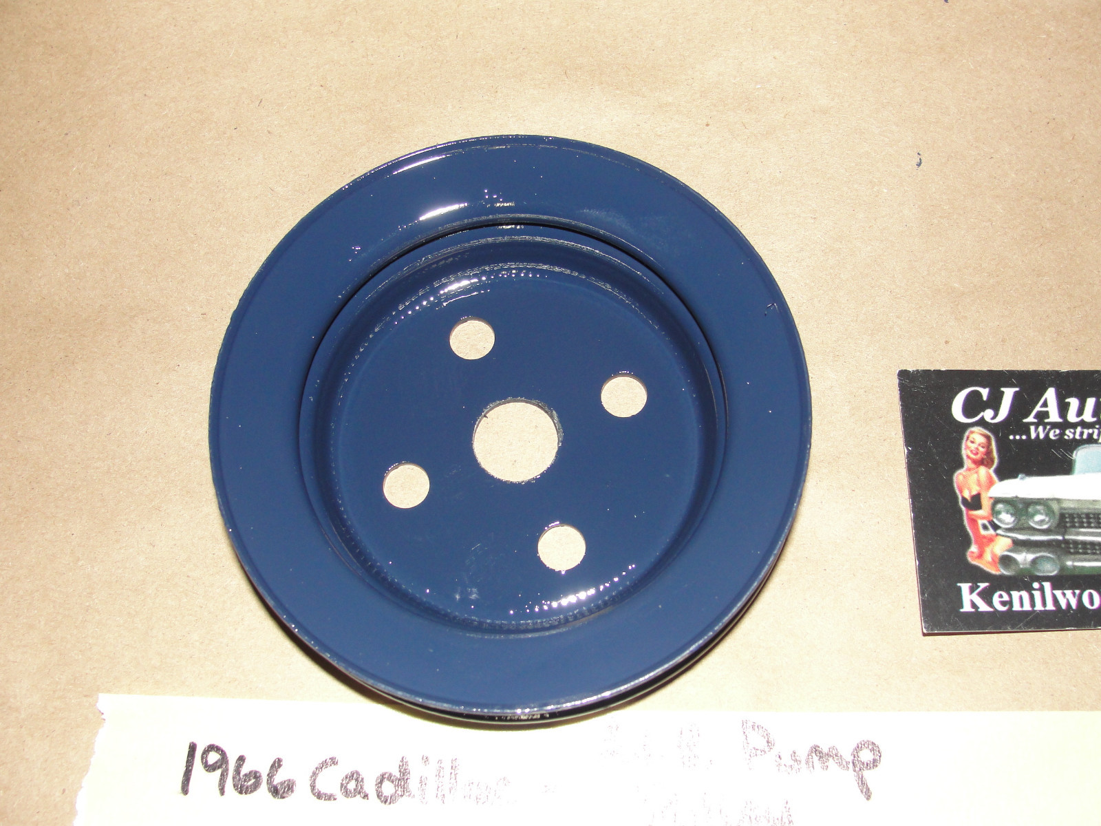 RESTORED 1965 1966 1967 Cadillac Fleetwood Deville Eldorado Calais 429 ENGINE A.I.R. SMOG PUMP PULLEY SINGLE GROOVE - Image 8
