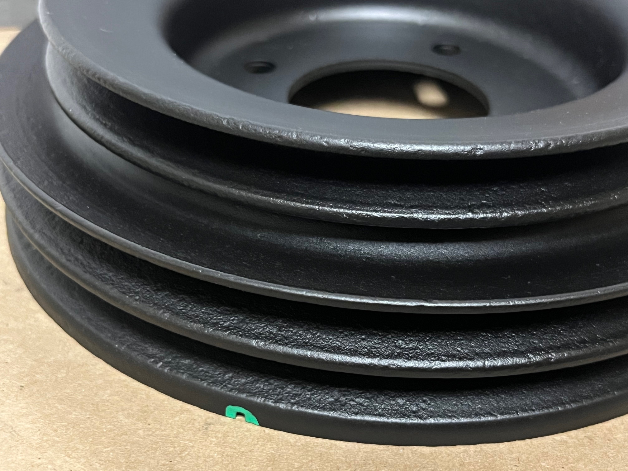 RESTORED 1968 1969 1971 1972 Cadillac Eldorado Fleetwood Deville Calais 472/500 STEEL CRANK CRANKSHAFT PULLEY TRIPLE (3) GROOVE #3515761 - Image 3
