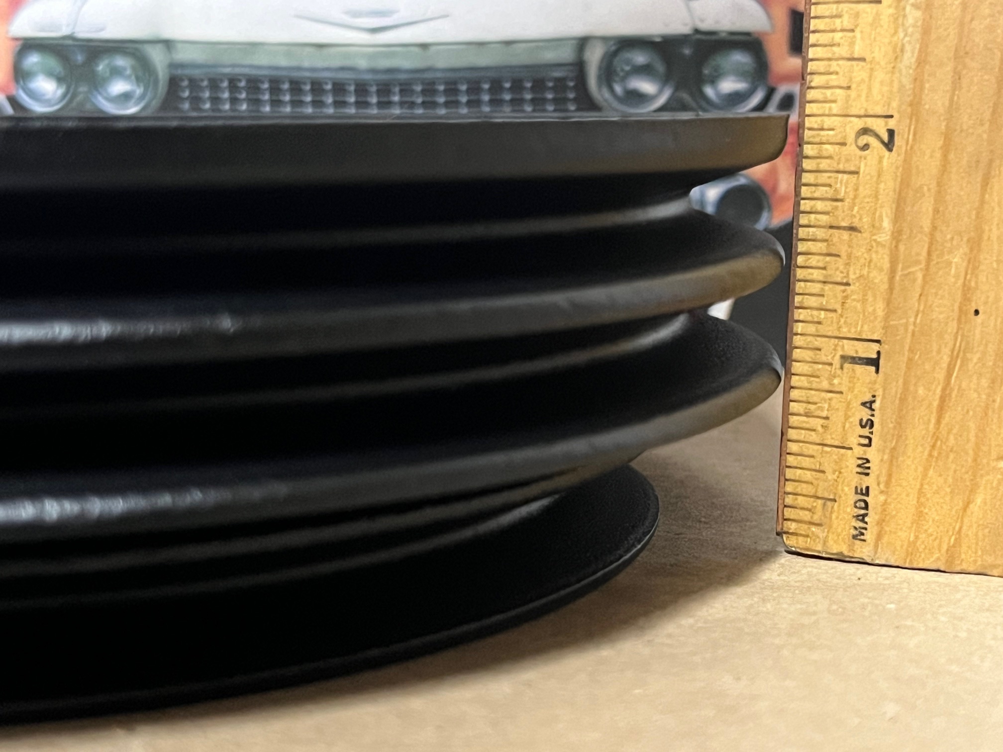 RESTORED 1968 1969 1971 1972 Cadillac Eldorado Fleetwood Deville Calais 472/500 STEEL CRANK CRANKSHAFT PULLEY TRIPLE (3) GROOVE #3515761 - Image 8