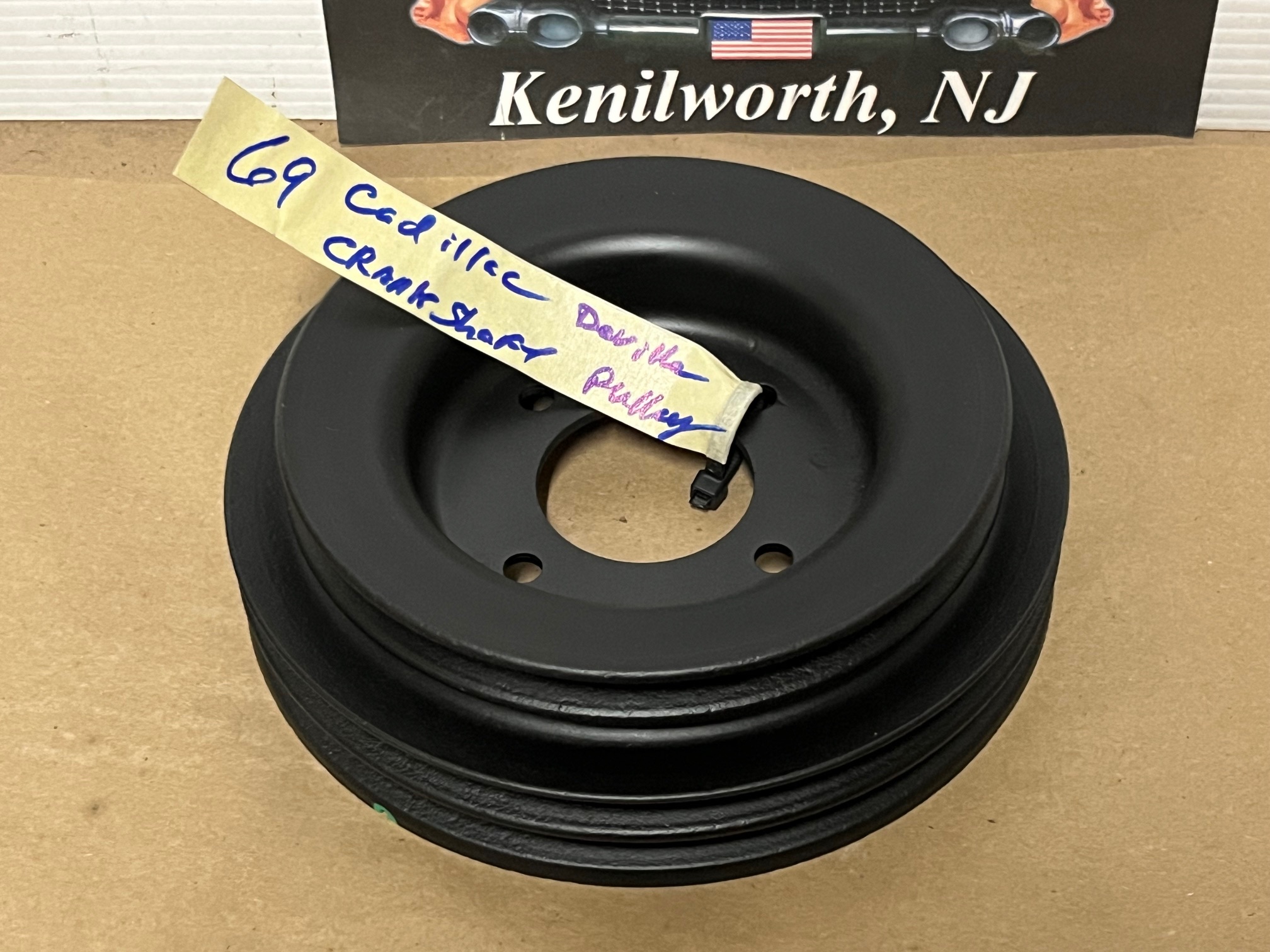 RESTORED 1968 1969 1971 1972 Cadillac Eldorado Fleetwood Deville Calais 472/500 STEEL CRANK CRANKSHAFT PULLEY TRIPLE (3) GROOVE #3515761 - Image 11
