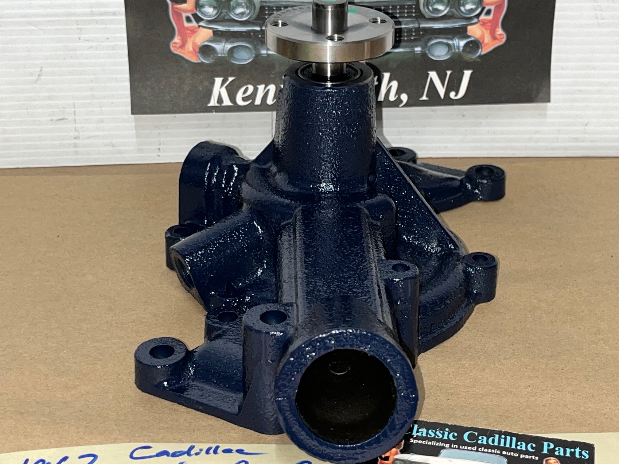 NEW 1965 1966 1967 Cadillac Deville Eldorado Fleetwood Calais WATER PUMP 2 OUTLETS 429 ENGINE WITH GASKET & SEAL - Image 6