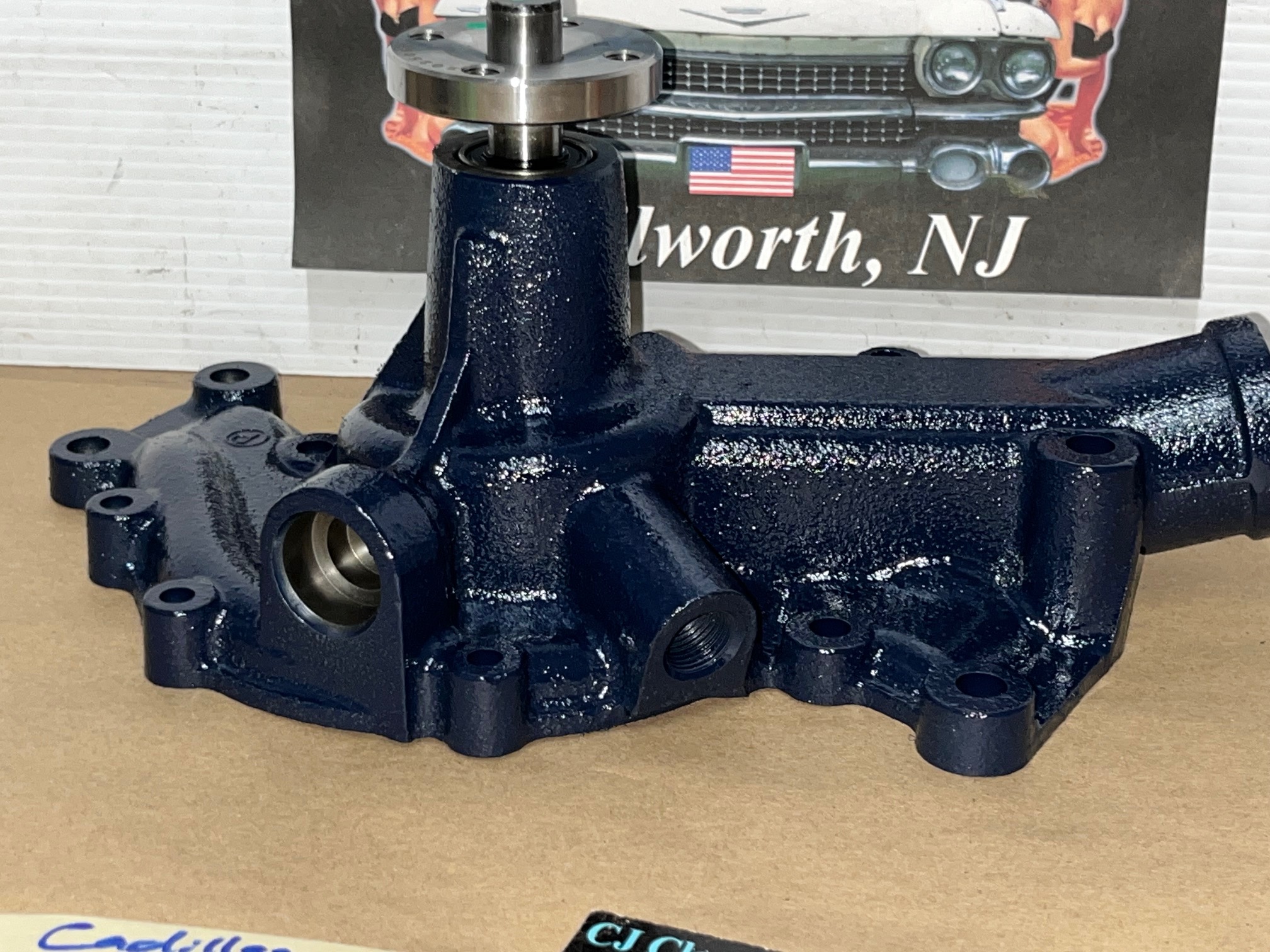 NEW 1965 1966 1967 Cadillac Deville Eldorado Fleetwood Calais WATER PUMP 2 OUTLETS 429 ENGINE WITH GASKET & SEAL - Image 7