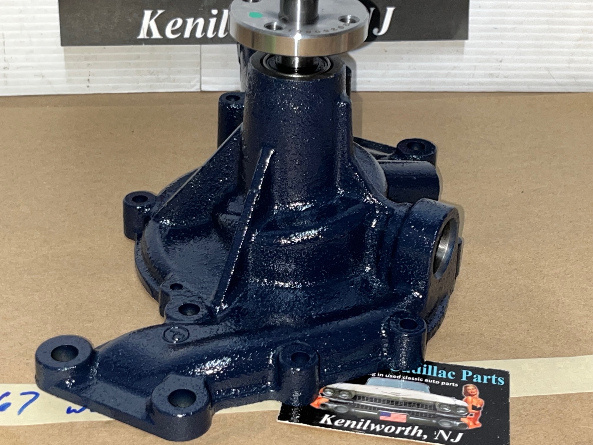 NEW 1965 1966 1967 Cadillac Deville Eldorado Fleetwood Calais WATER PUMP 2 OUTLETS 429 ENGINE WITH GASKET & SEAL - Image 9