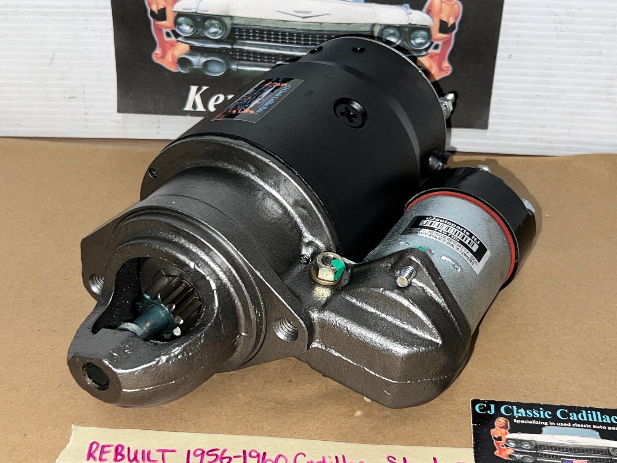 REBUILT 1956 1957 1958 1959 1960 Cadillac Deville Fleetwood Eldorado REBUILT STARTER WITH NEW SOLENOID #1107642/#1107657 - Image 3
