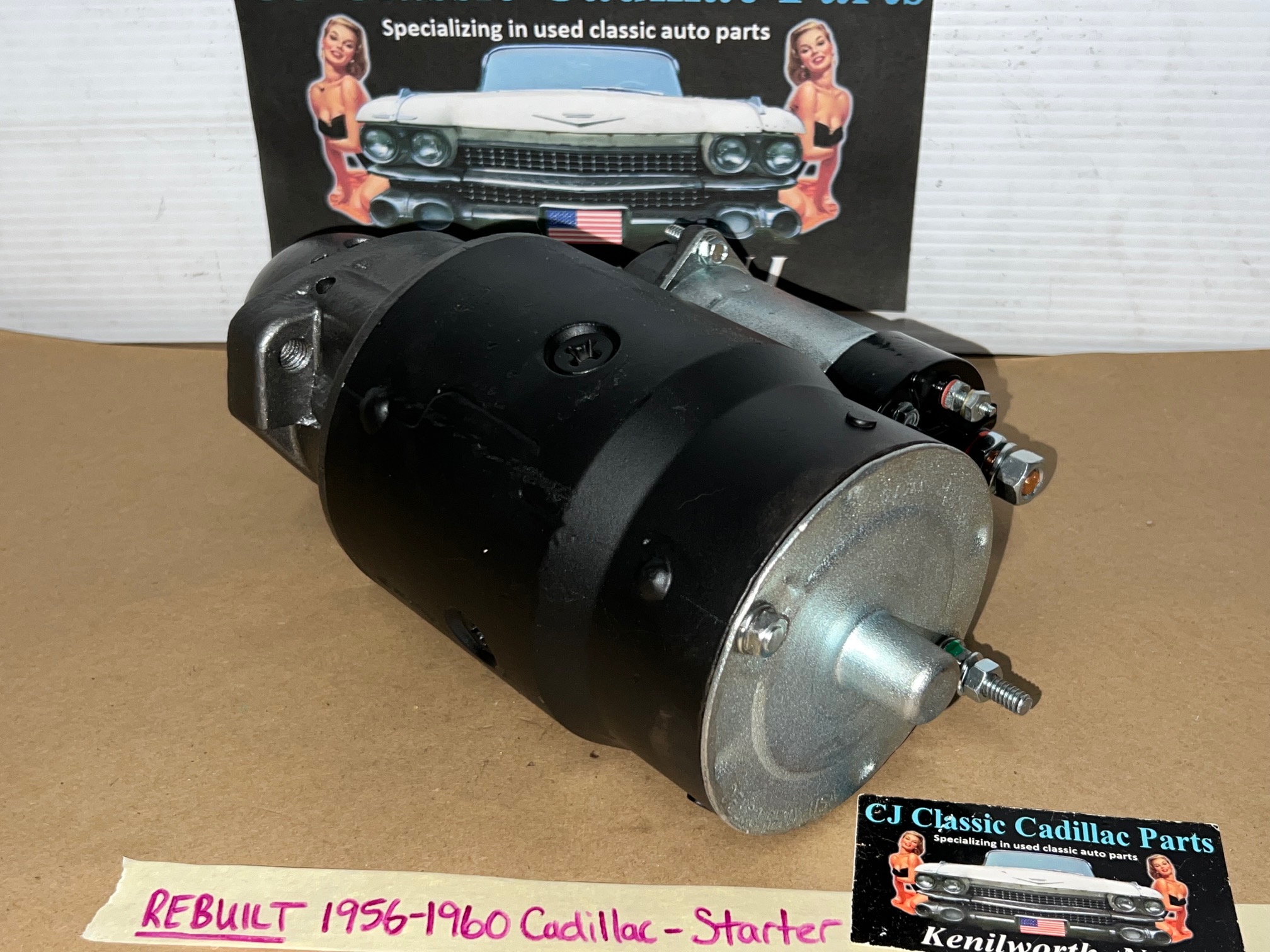 REBUILT 1956 1957 1958 1959 1960 Cadillac Deville Fleetwood Eldorado REBUILT STARTER WITH NEW SOLENOID #1107642/#1107657 - Image 13