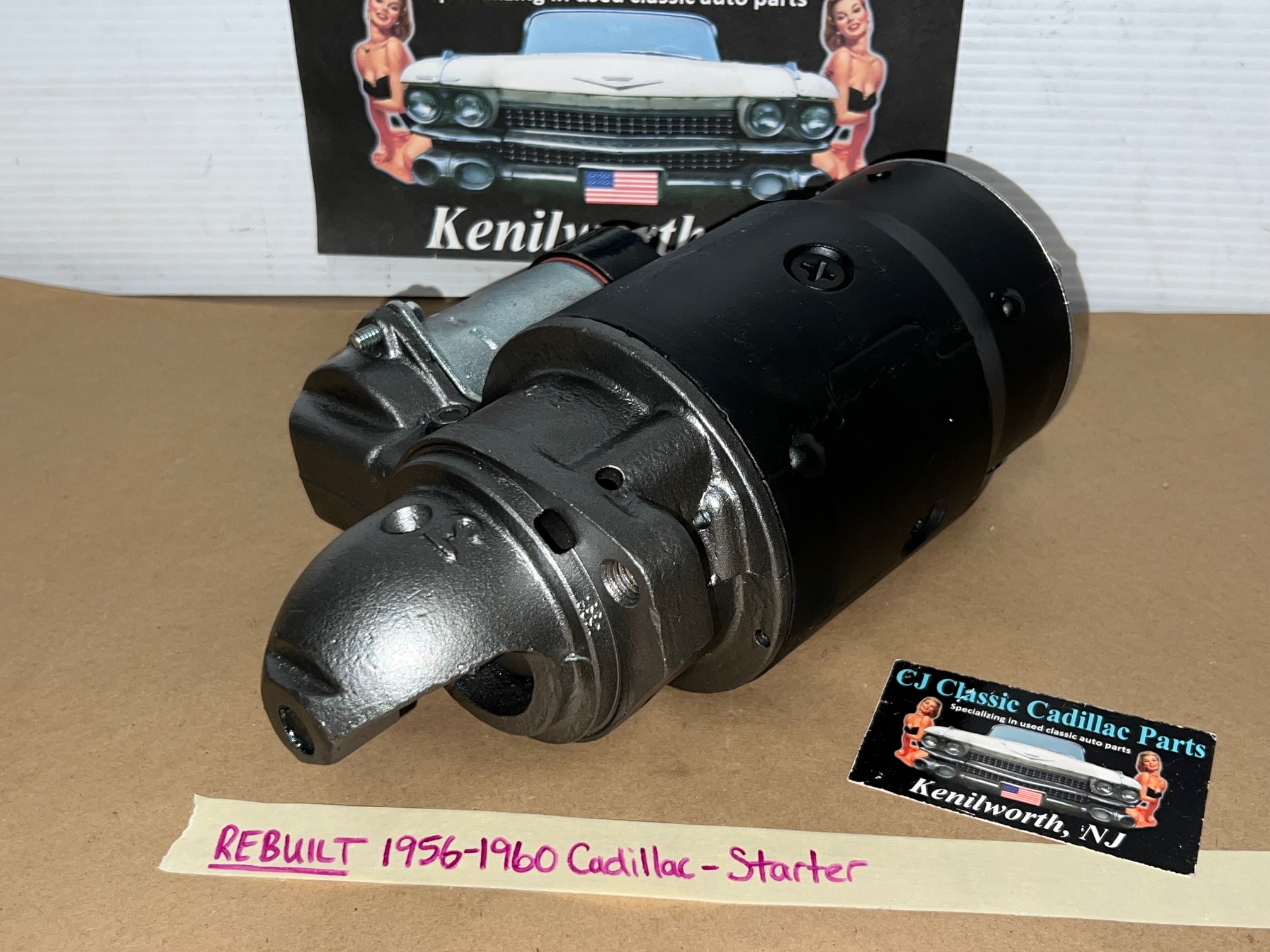 REBUILT 1956 1957 1958 1959 1960 Cadillac Deville Fleetwood Eldorado REBUILT STARTER WITH NEW SOLENOID #1107642/#1107657 - Image 14