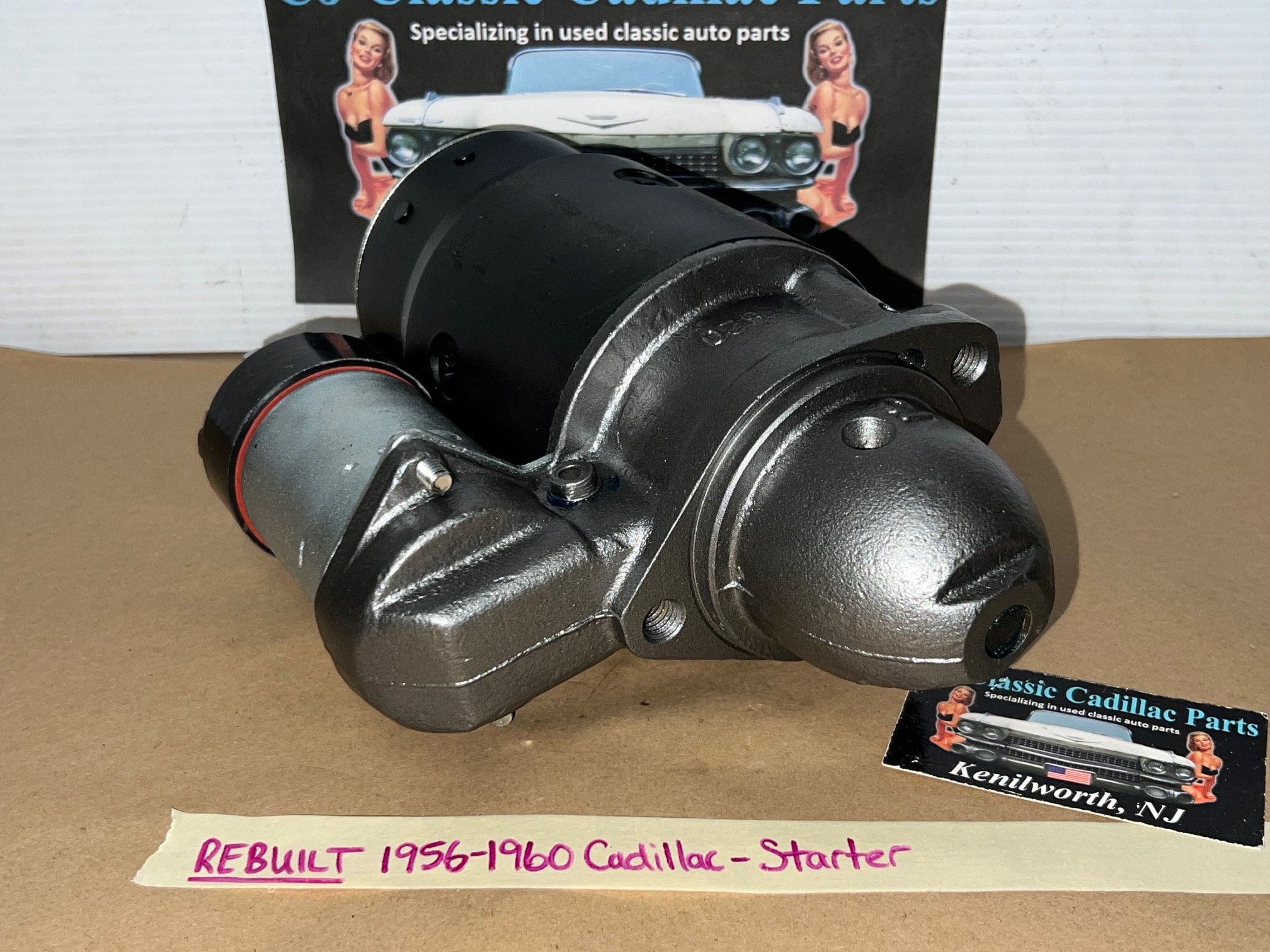 REBUILT 1956 1957 1958 1959 1960 Cadillac Deville Fleetwood Eldorado REBUILT STARTER WITH NEW SOLENOID #1107642/#1107657 - Image 15