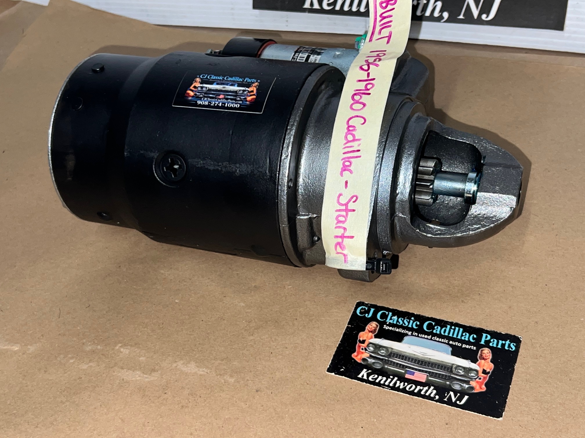 REBUILT 1956 1957 1958 1959 1960 Cadillac Deville Fleetwood Eldorado REBUILT STARTER WITH NEW SOLENOID #1107642/#1107657 - Image 17