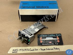 NOS 1973 1974 1975 1976 CADILLAC DEVILLE FLEETWOOD ELDORADO CALAIS GM POWER ANTENNA RELAY ~ NEW IN BOX ~ #1602274