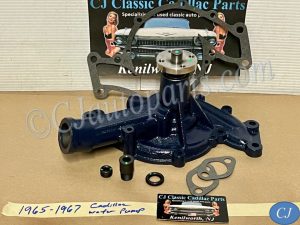 NEW 1965 1966 1967 Cadillac Deville Eldorado Fleetwood Calais WATER PUMP 2 OUTLETS 429 ENGINE WITH GASKET & SEAL