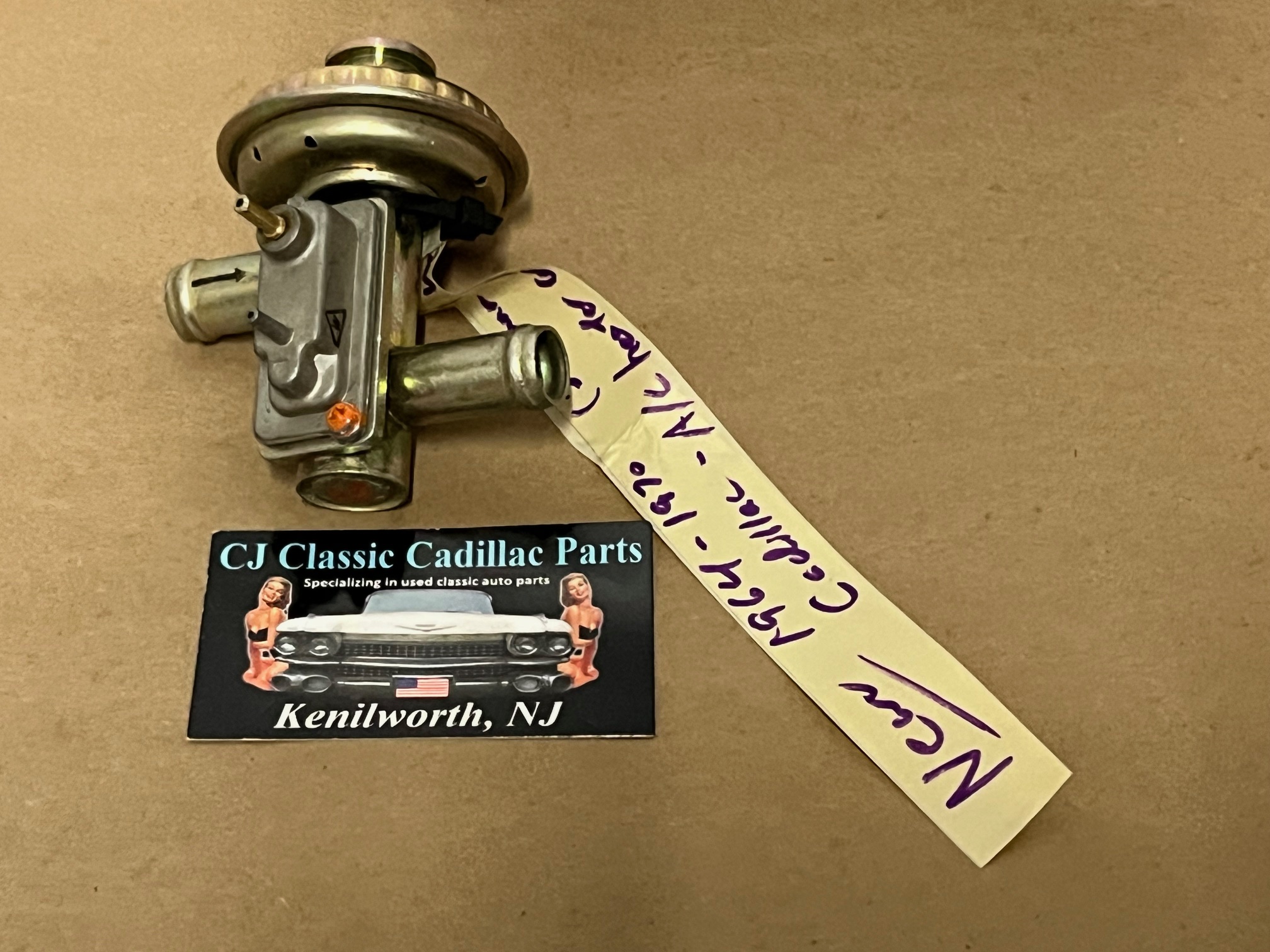 NEW NORS 1964 1965 1966 1967 1968 1969 1970 Cadillac Deville Fleetwood Eldorado A/C HEATER CONTROL VALVE - 3 VACUUM PORTS 1971 1972 1973 1974 1975 1976 Fleetwood Rear A/C - Image 10