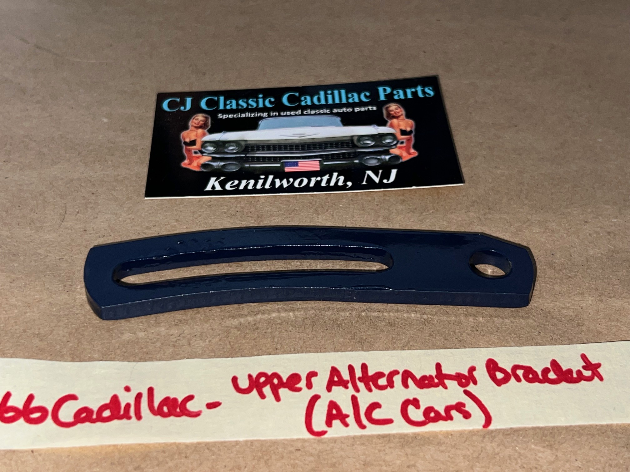 RESTORED 1963 1964 1965 1966 1967 Cadillac Deville Eldorado Fleetwood Calais 429 ENGINE UPPER ALTERNATOR ALT A/C MOUNTING BRACKET (A/C CAR) - Image 3
