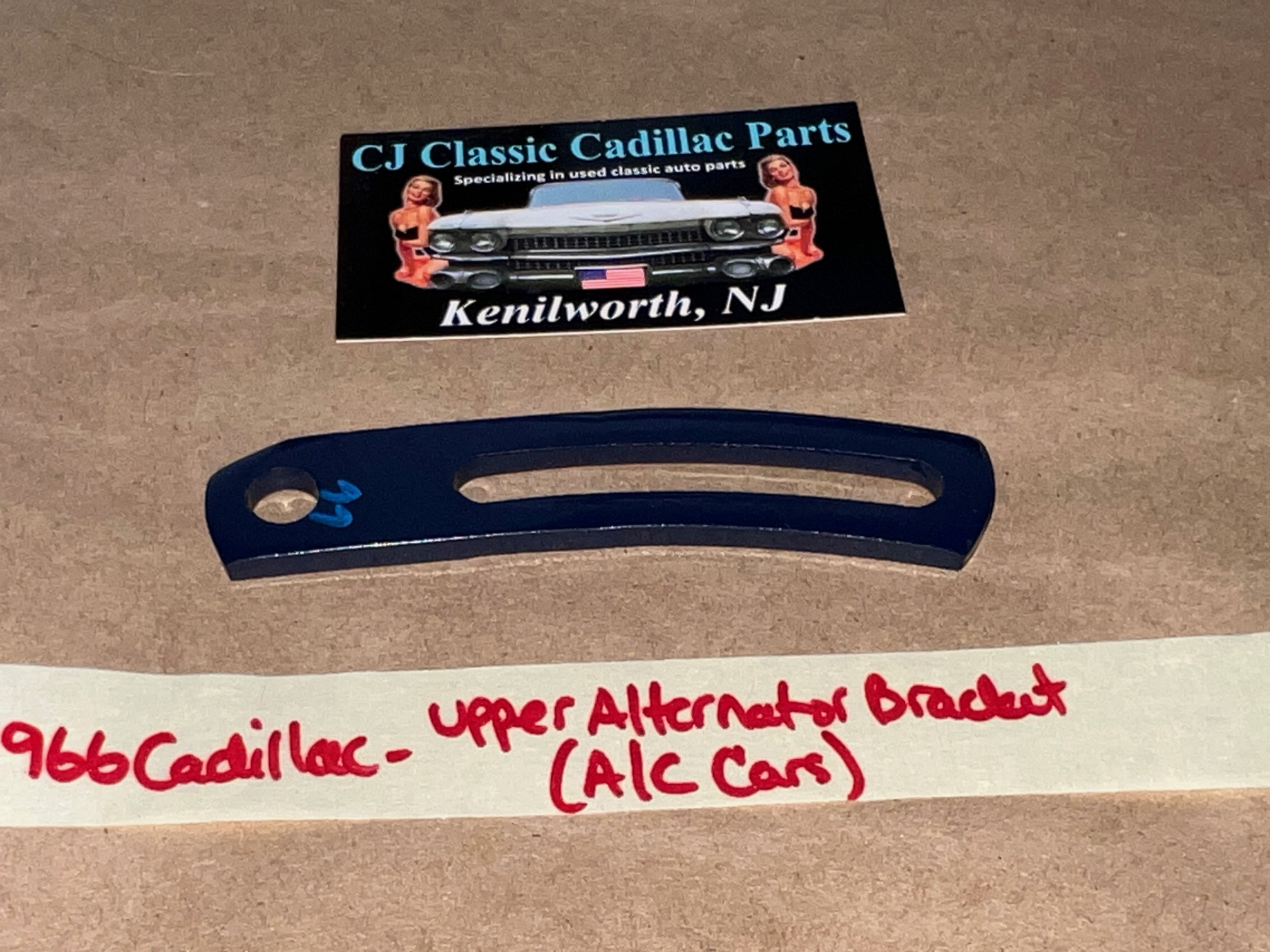 RESTORED 1963 1964 1965 1966 1967 Cadillac Deville Eldorado Fleetwood Calais 429 ENGINE UPPER ALTERNATOR ALT A/C MOUNTING BRACKET (A/C CAR) - Image 7