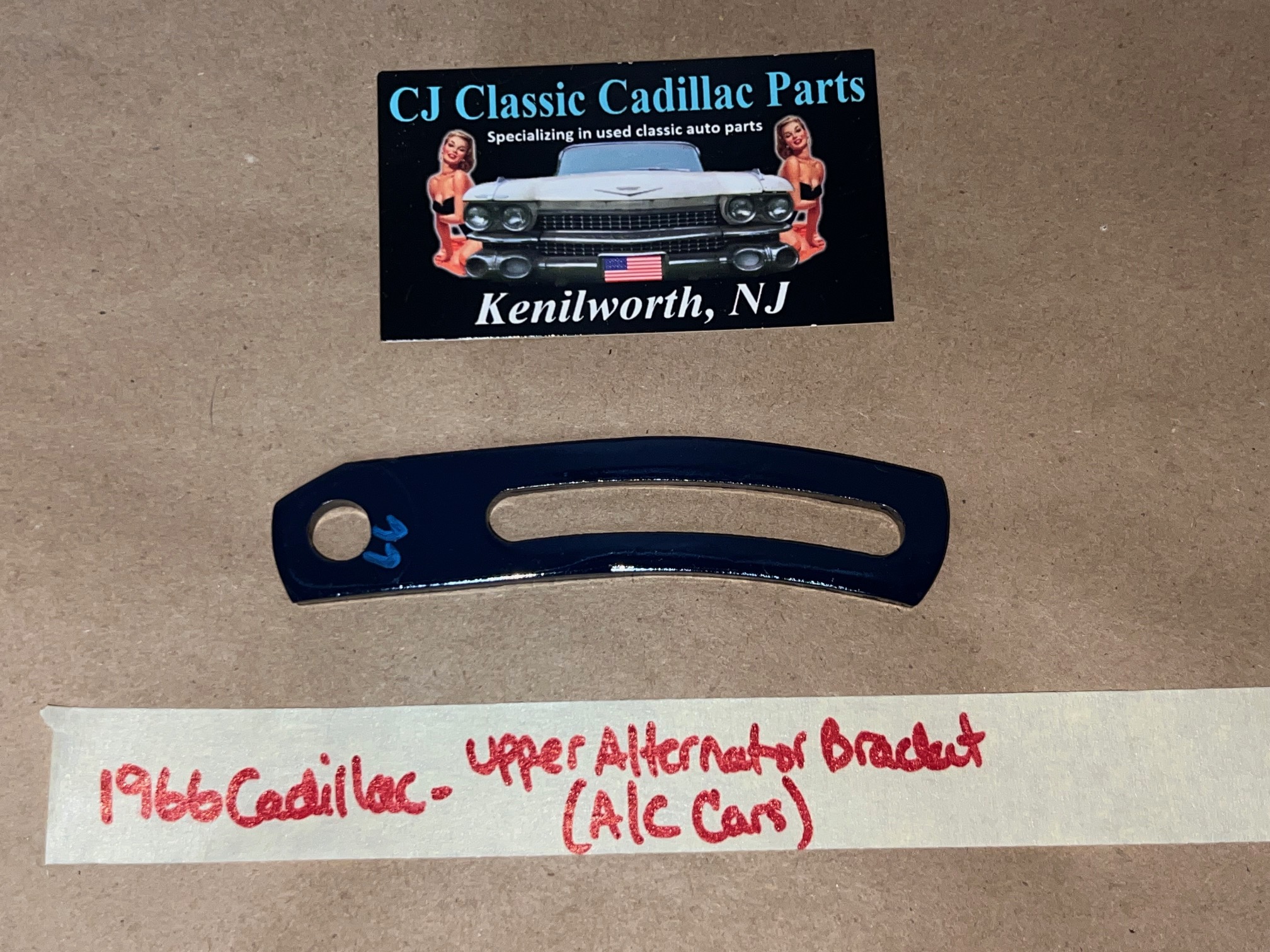 RESTORED 1963 1964 1965 1966 1967 Cadillac Deville Eldorado Fleetwood Calais 429 ENGINE UPPER ALTERNATOR ALT A/C MOUNTING BRACKET (A/C CAR) - Image 8